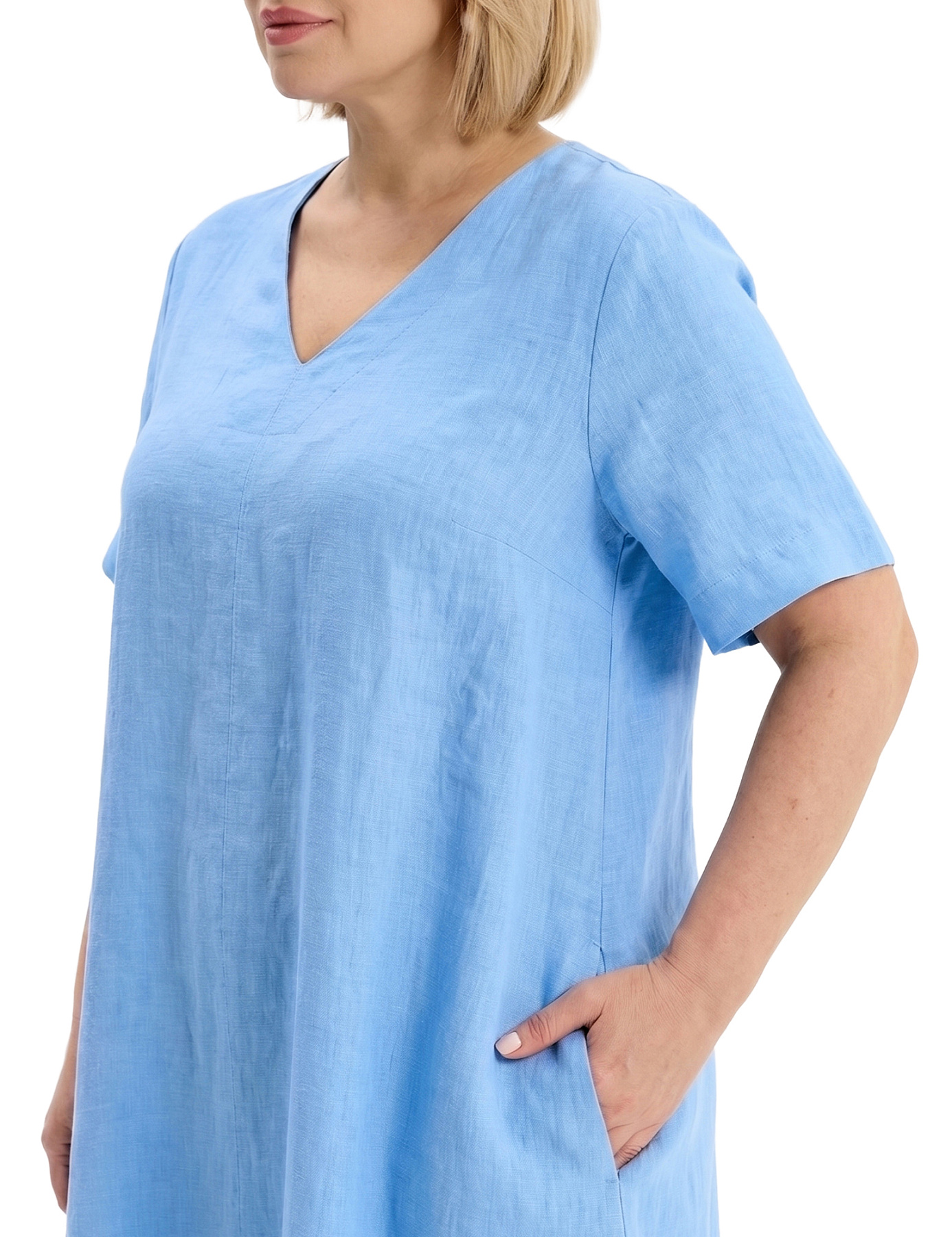 Платье Norveg Plus size, голубой купить