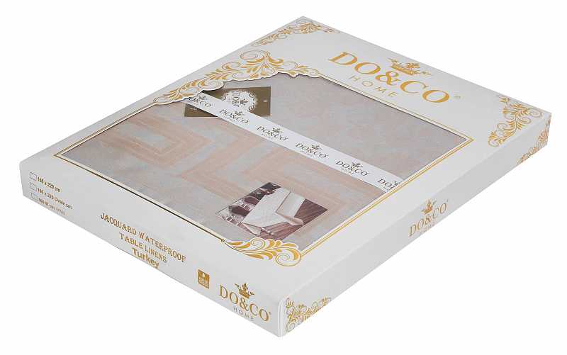 Скатерть DO&CO KARANFIL,160х220, капучино купить