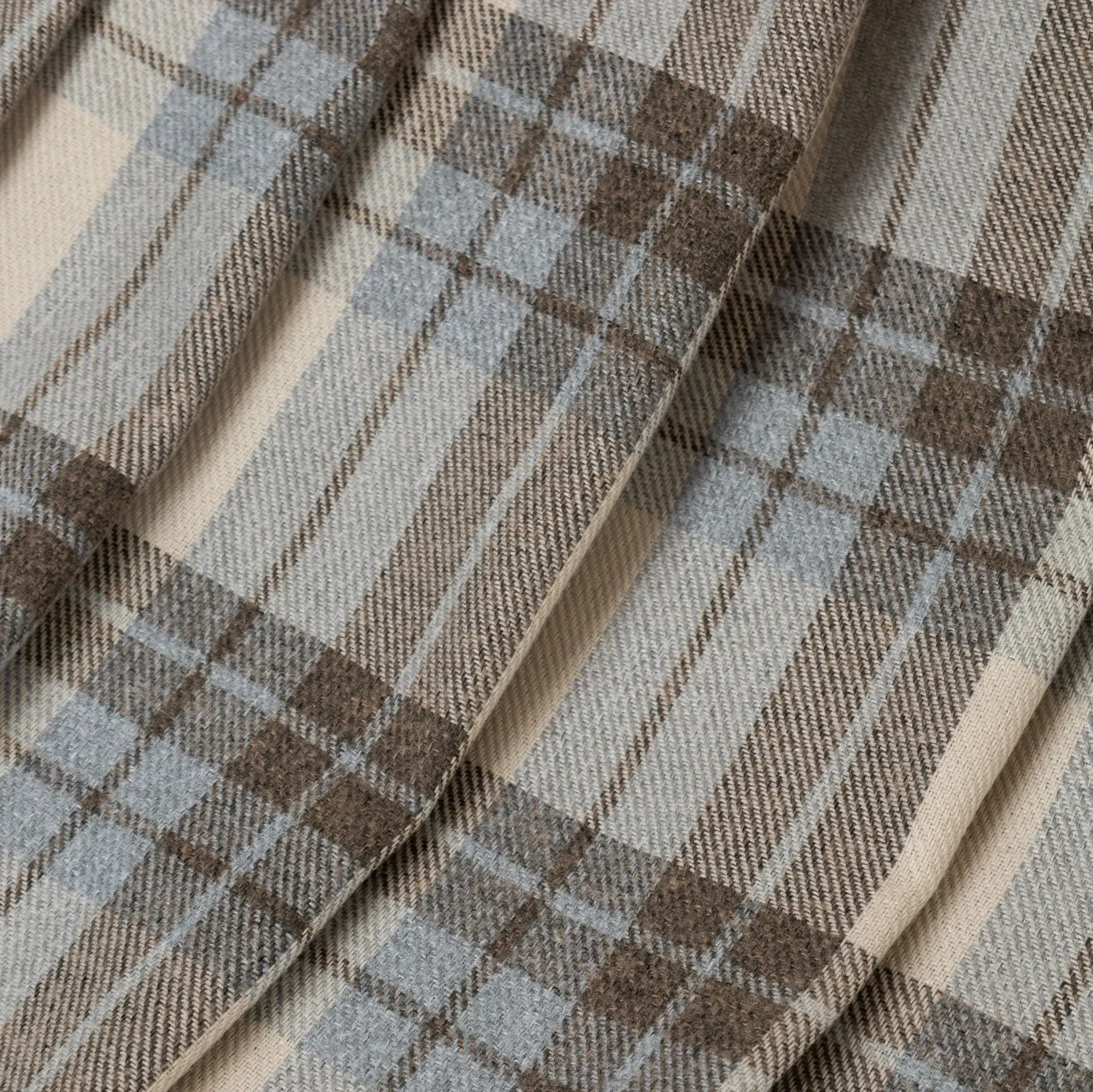 Плед Vladi Элис В1, 150х200, шерсть, беж/сер/кор купить