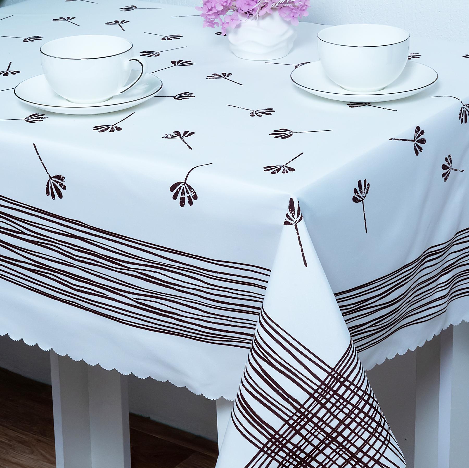 Скатерть Assorti Comfort Итерно, 120х140, 100гр/м2, коричневый купить