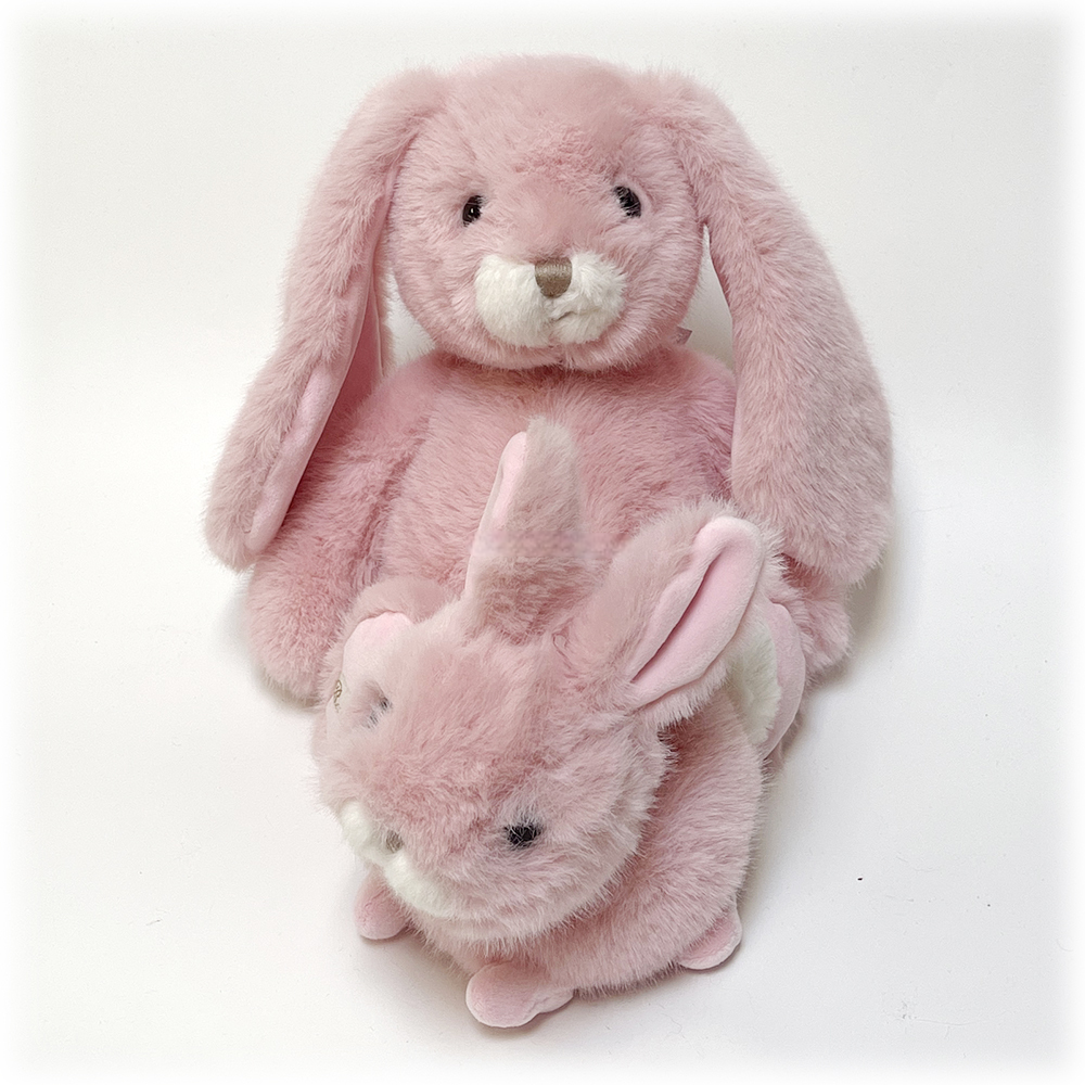 Мягкая игрушка Bukowski Заяц "Jumpy Bunny", розовый, 30см