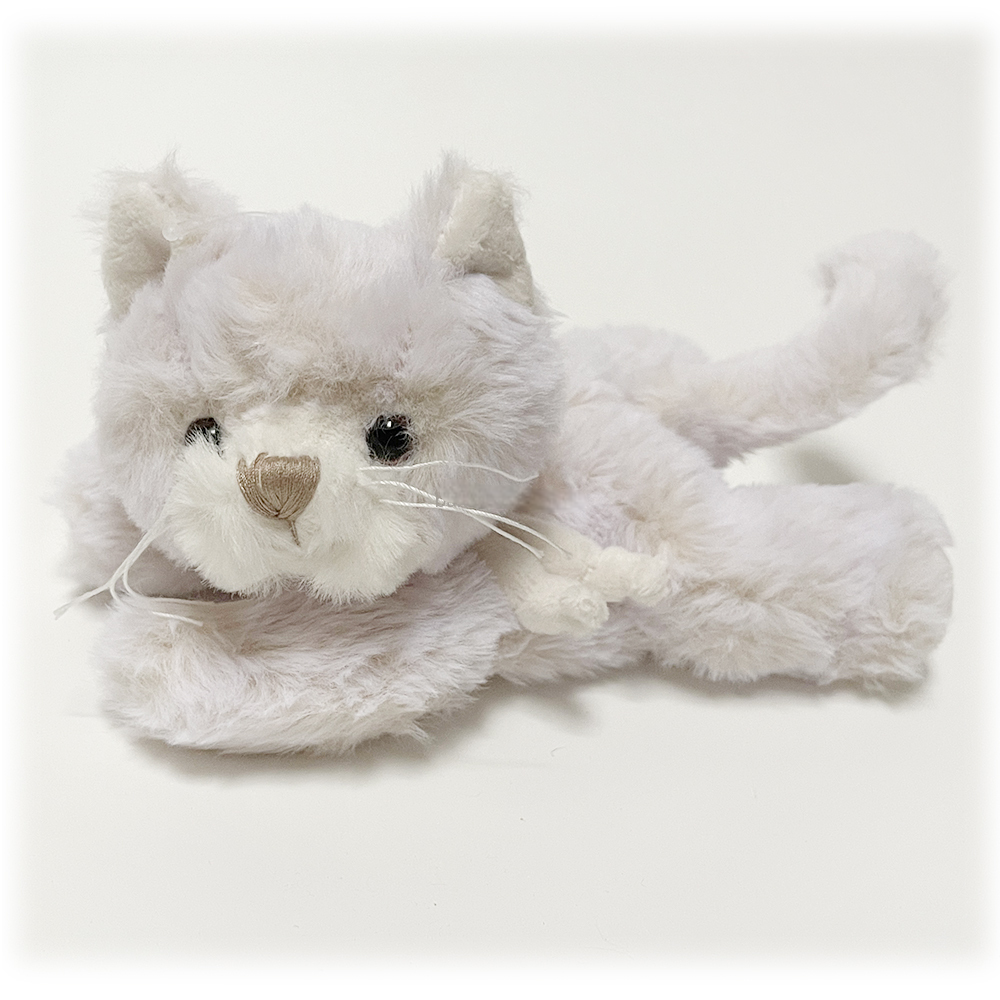 Мягкая игрушка Bukowski Кот "Cozy Cats", серый, 15см