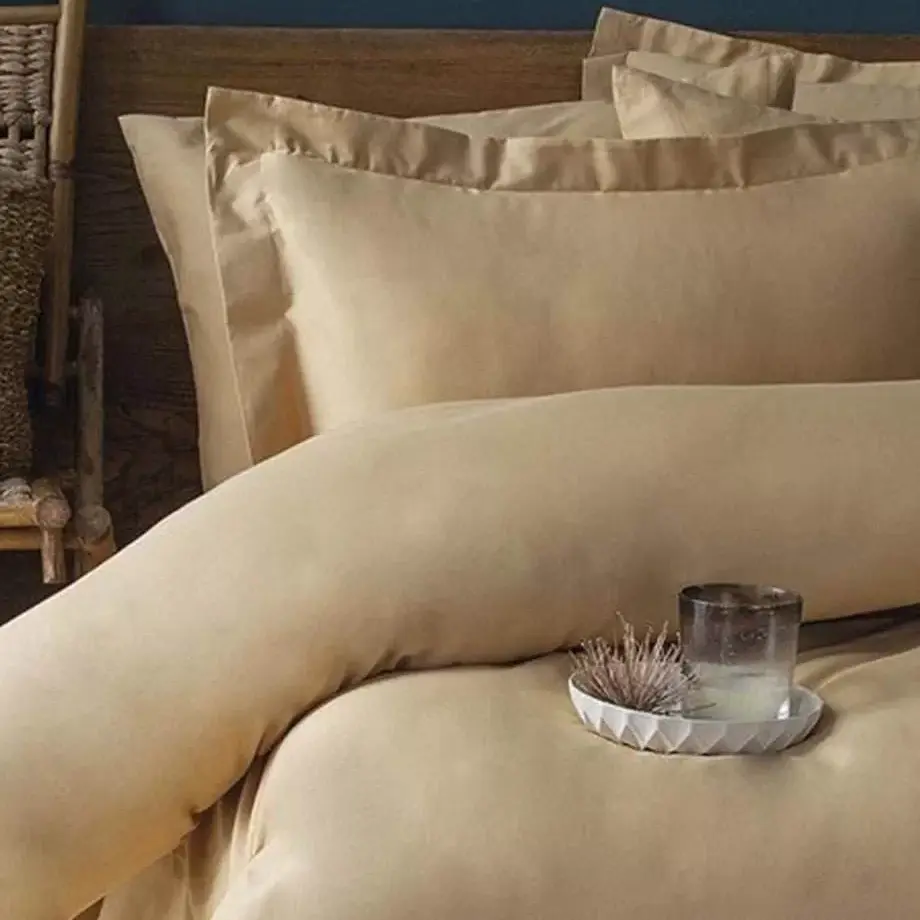 Постельное белье Issimo Home Симпли, горчичный, евро, сатин DELUXE купить