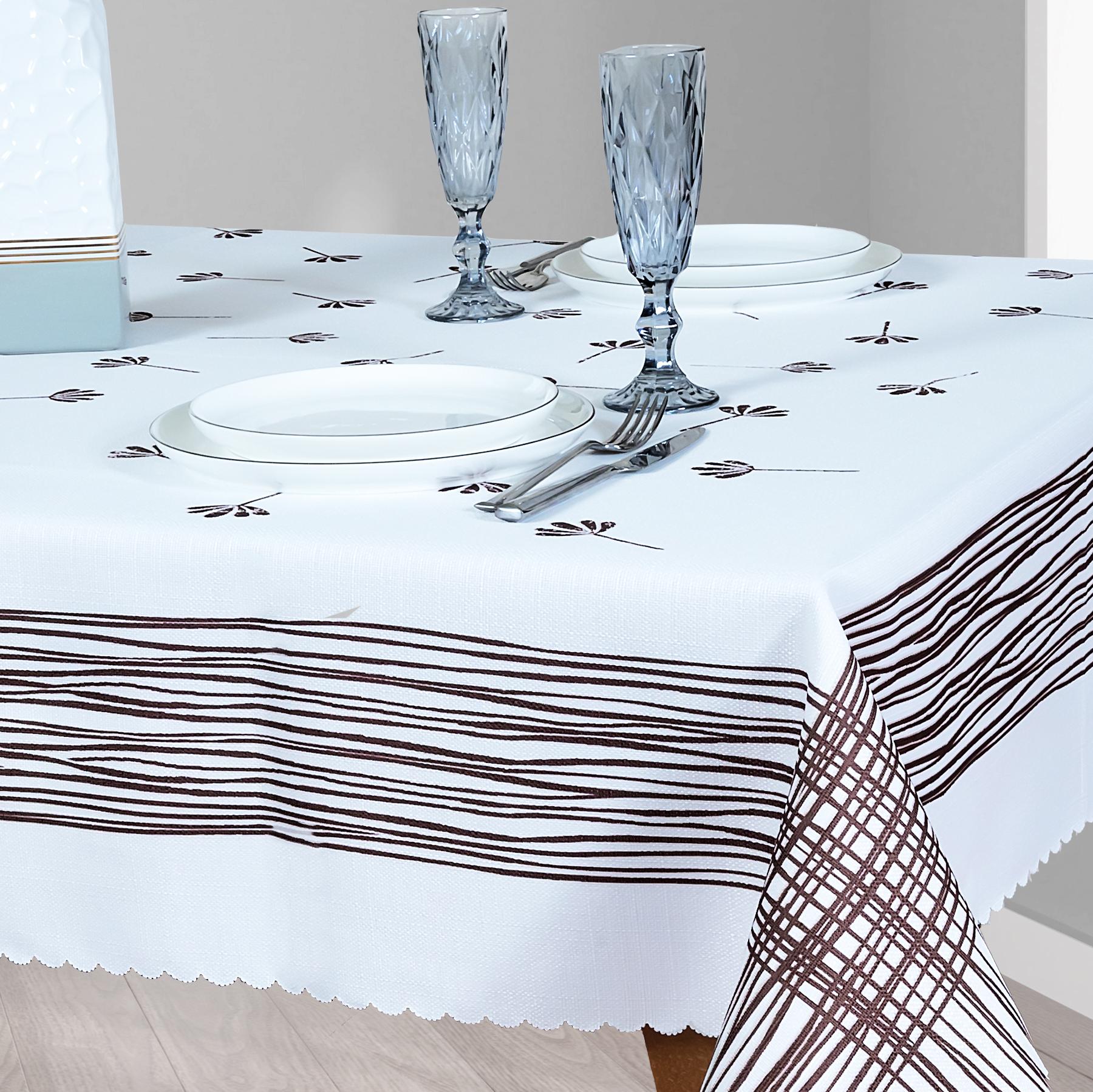 Скатерть Assorti Comfort Итерно, 140х210, 230гр/м2, коричневый купить