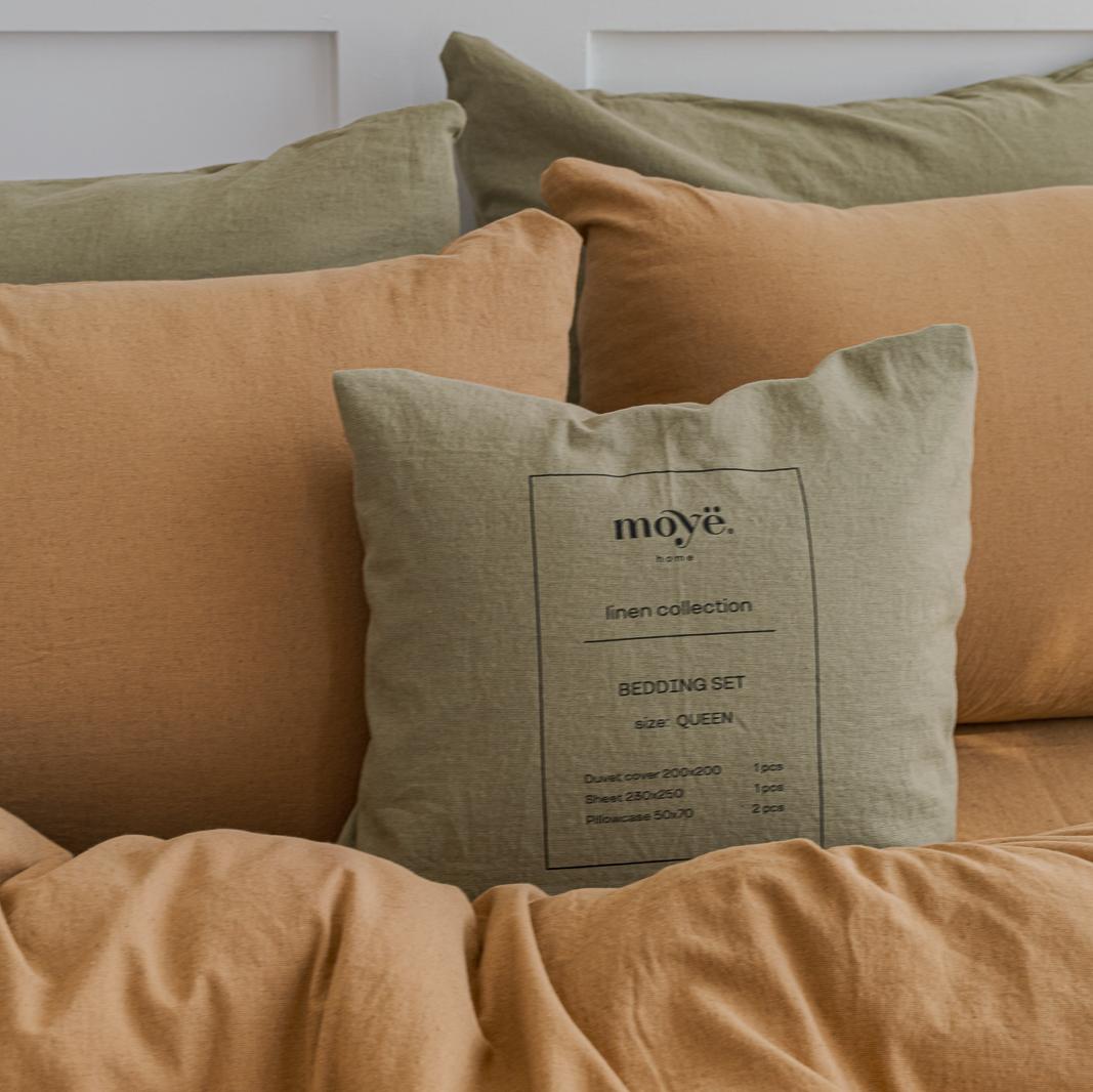 Постельное белье  MOYЁ HOME Honey, евро, лен купить