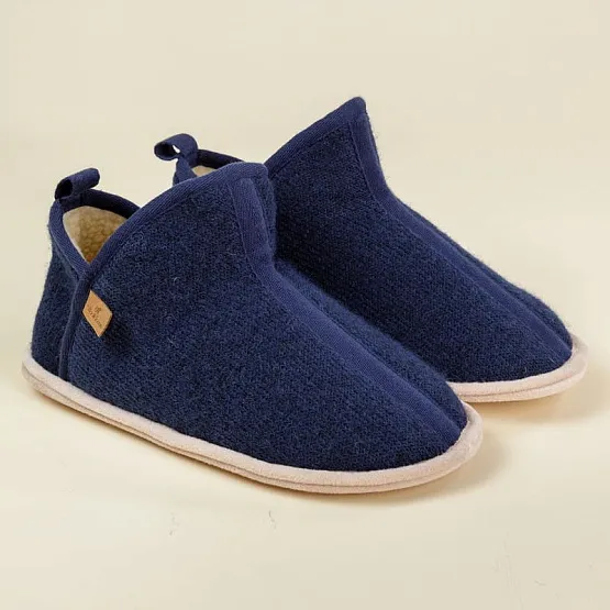 Тапочки WoolHouse Стем, 38-39, синий, шерсть купить