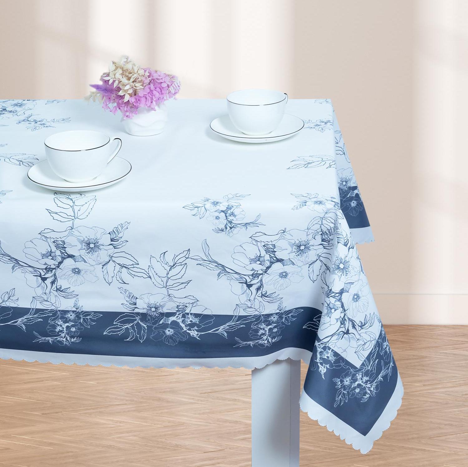 Скатерть Assorti Comfort Валери, 110х140, 100гр/м2, серый купить