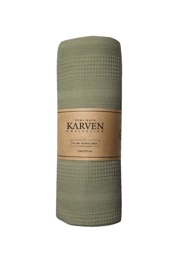 Плед Карвен Pure Simple, 210х235, хаки