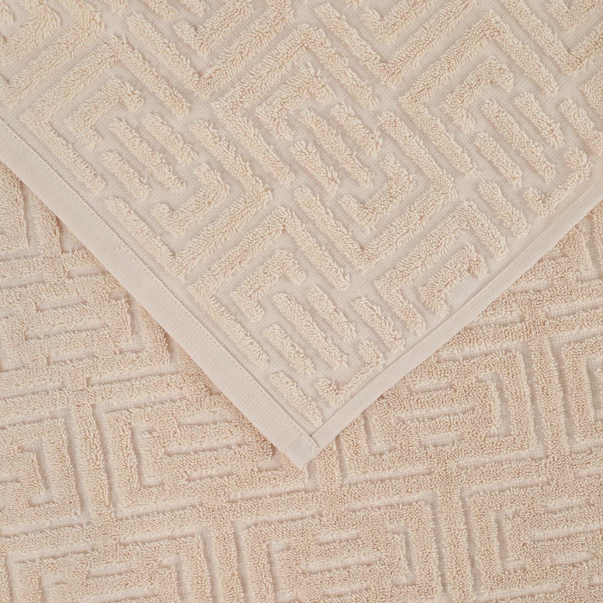 Полотенце махровое Moye home Geometric, бежевый купить