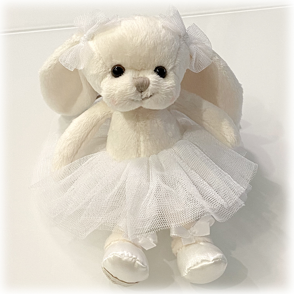 Мягкая игрушка Bukowski Заяц-балерина "Little Dancing Monique", 15см