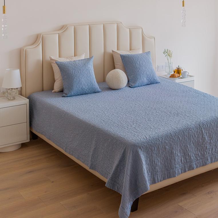 Покрывало Luxberry Japandy, 220х240, хлопок, морской туман купить