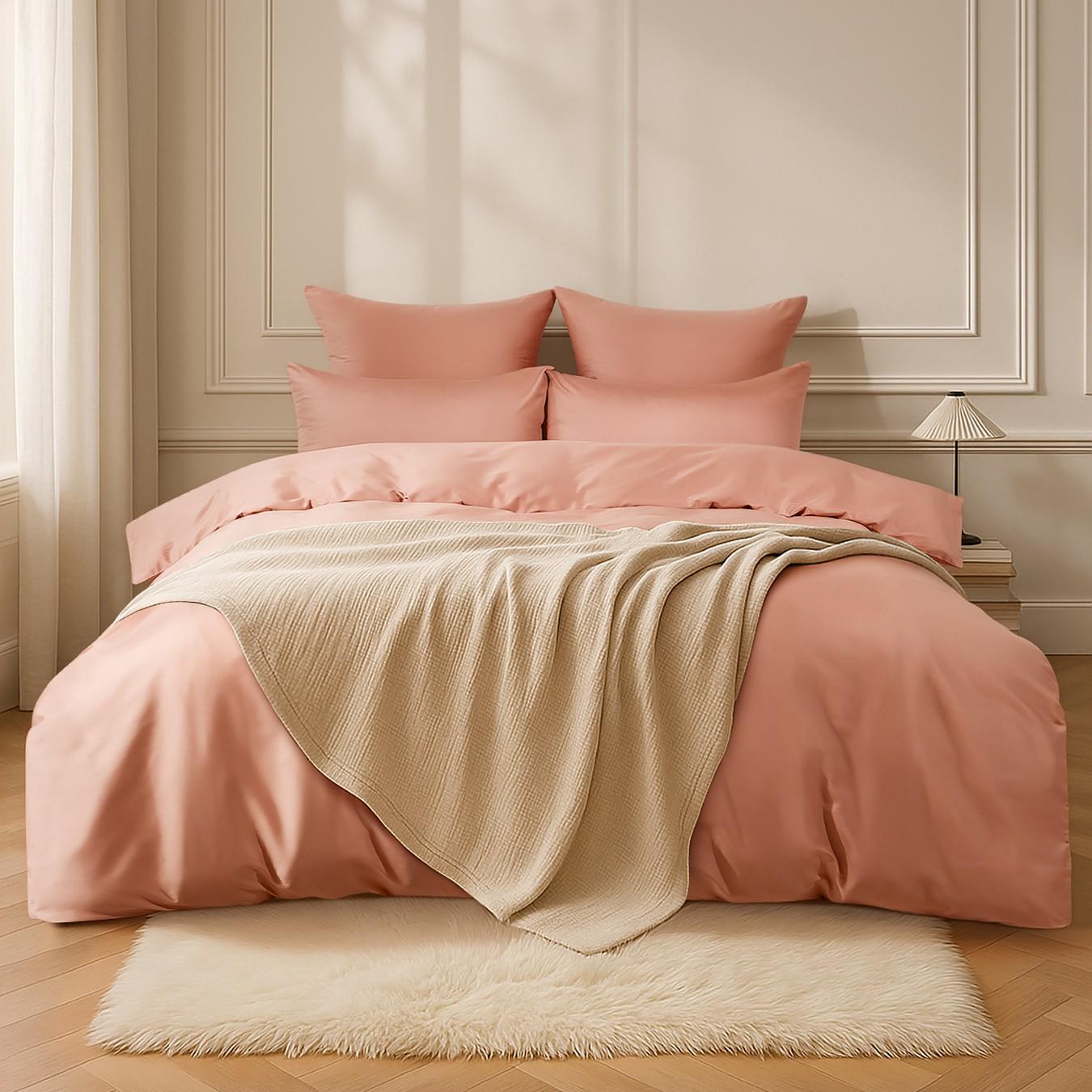 Постельное белье MOYЁ HOME Peach, евро, сатин купить