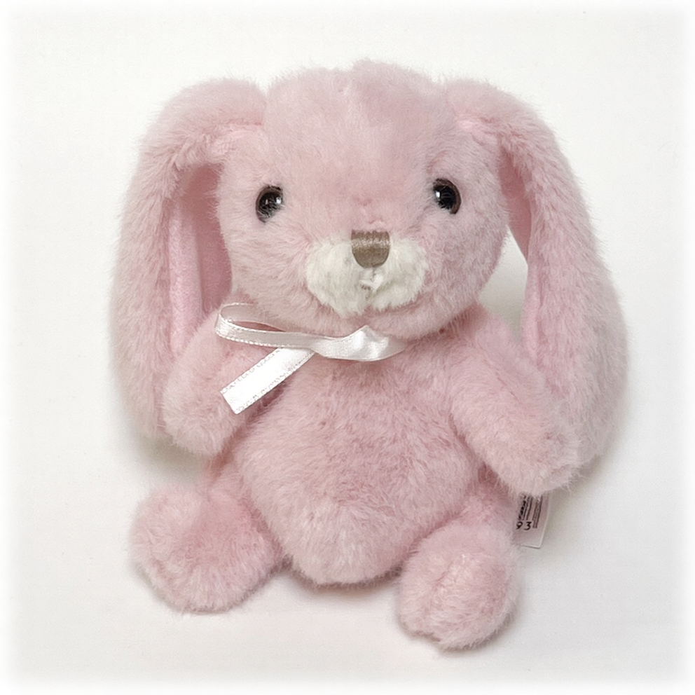 Мягкая игрушка Bukowski Брелок-заяц "Bouncy Bunny", розовый, 10см