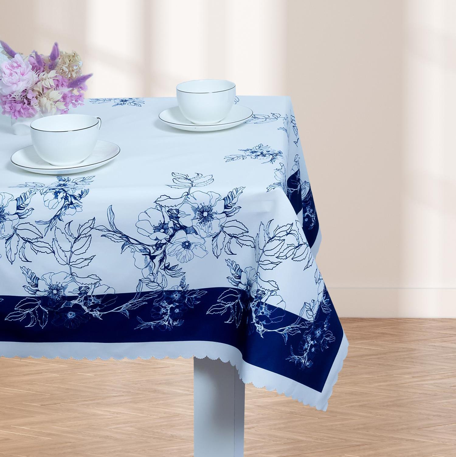 Скатерть Assorti Comfort Валери, 110х140, 100гр/м2, синий купить