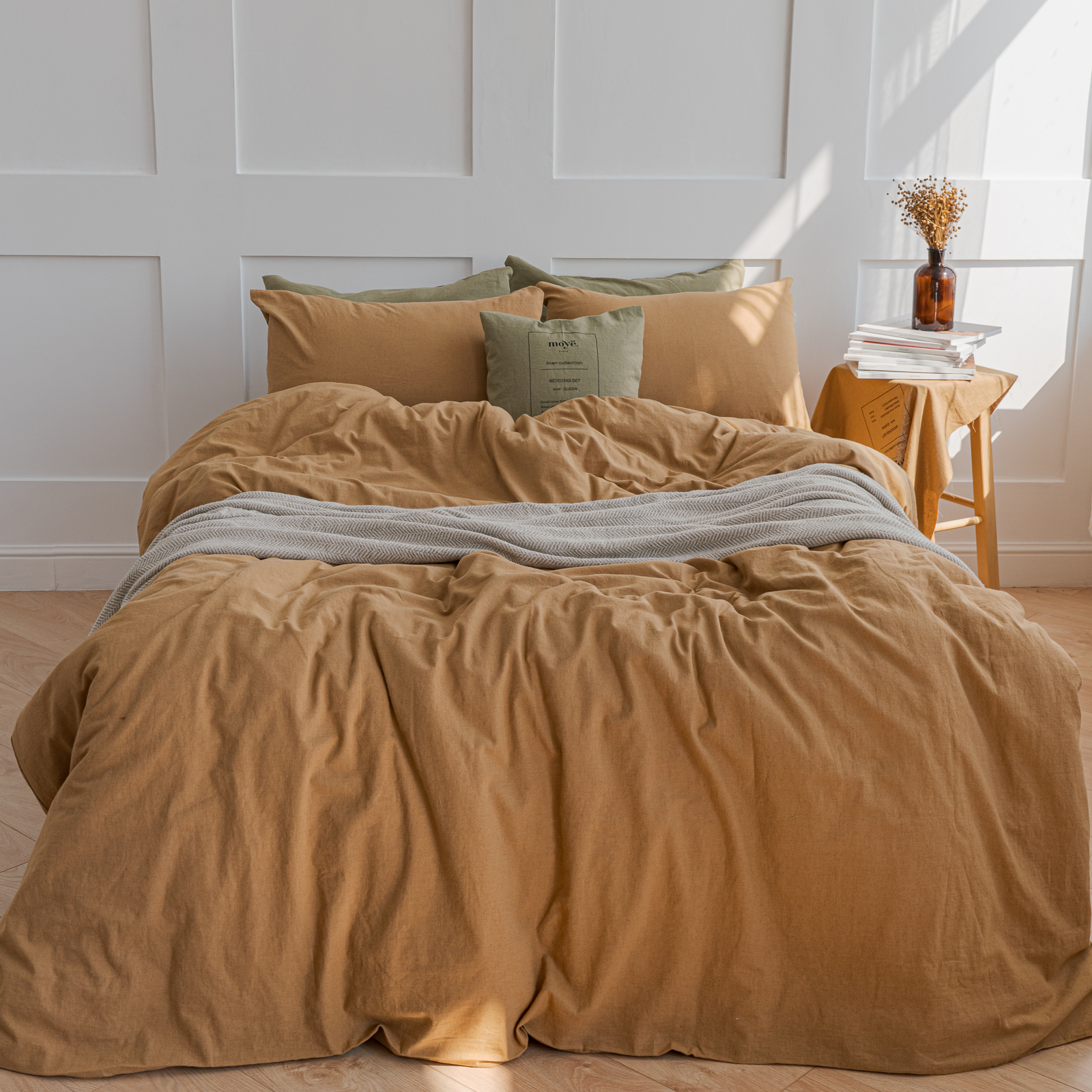 Постельное белье  MOYЁ HOME Honey, евро, лен купить