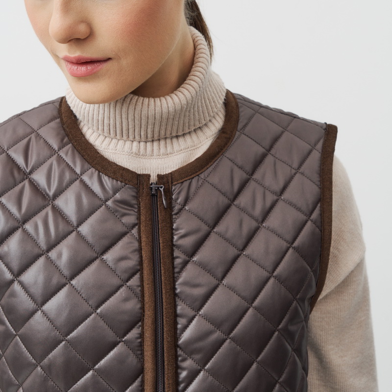 Жилет WoolHouse Локи жен, шерсть, коричневый купить