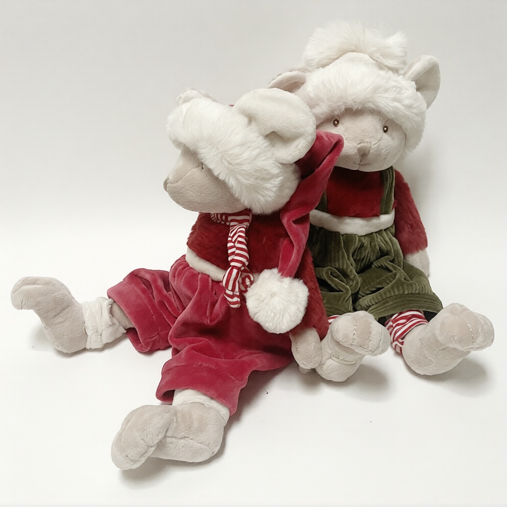 Мягкая игрушка Bukowski Мышь "Christmas Henry" в красных штанах, 30см