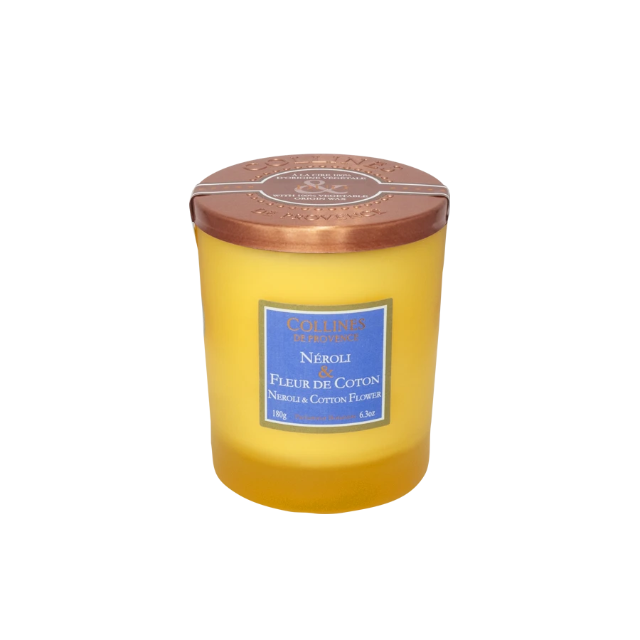 Ароматическая свеча Collines de Provence, Neroli and Cotton  180г