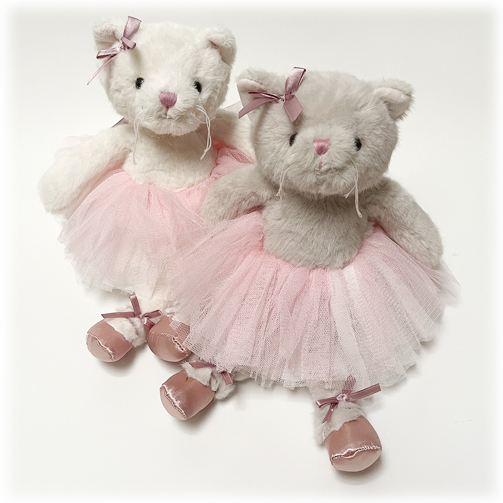 Мягкая игрушка Bukowski Кошка-балерина "Sweet Albertina", белая, 25см