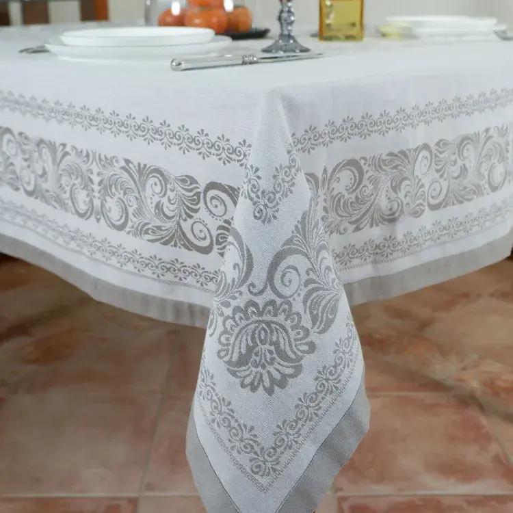 Скатерть Assorti Comfort Русский орнамент, 140х220, жаккард, бежевый купить