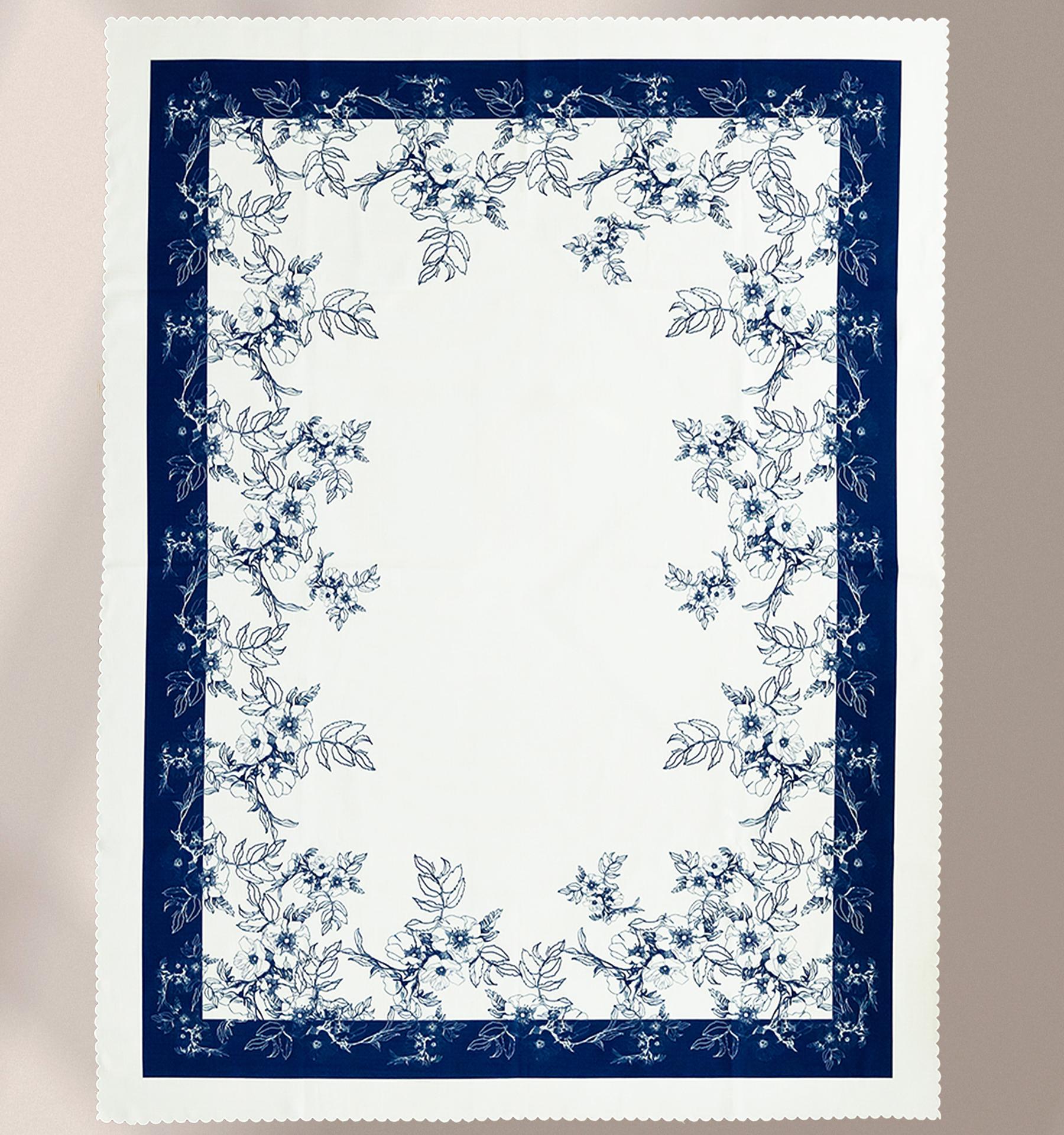 Скатерть Assorti Comfort Валери, 110х140, 100гр/м2, синий купить