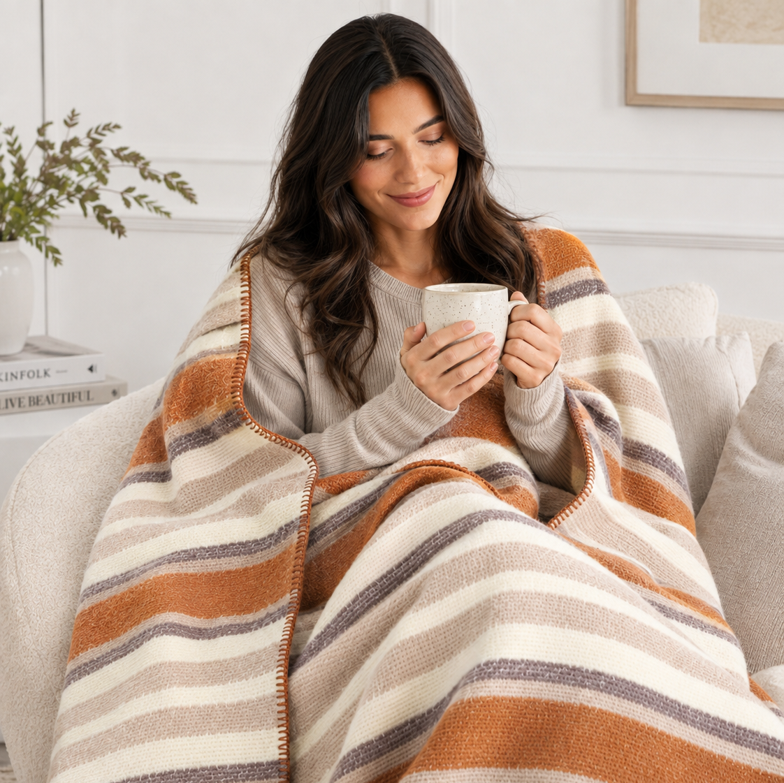 Плед Assorti Comfort Бруно, 200х220, хлопок