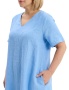 Платье Norveg Plus size, голубой купить
