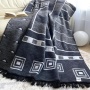 Плед Rajtex Геометрия, 150х200, серый, хлопок купить