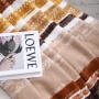 Плед Assorti Comfort Акварель, 150х200, хлопок, коричневый купить