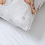 Детское постельное белье с пледом MOYЁ HOME Teddy, муслин купить