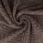 Полотенце махровое Moye home Geometric, коричневый купить