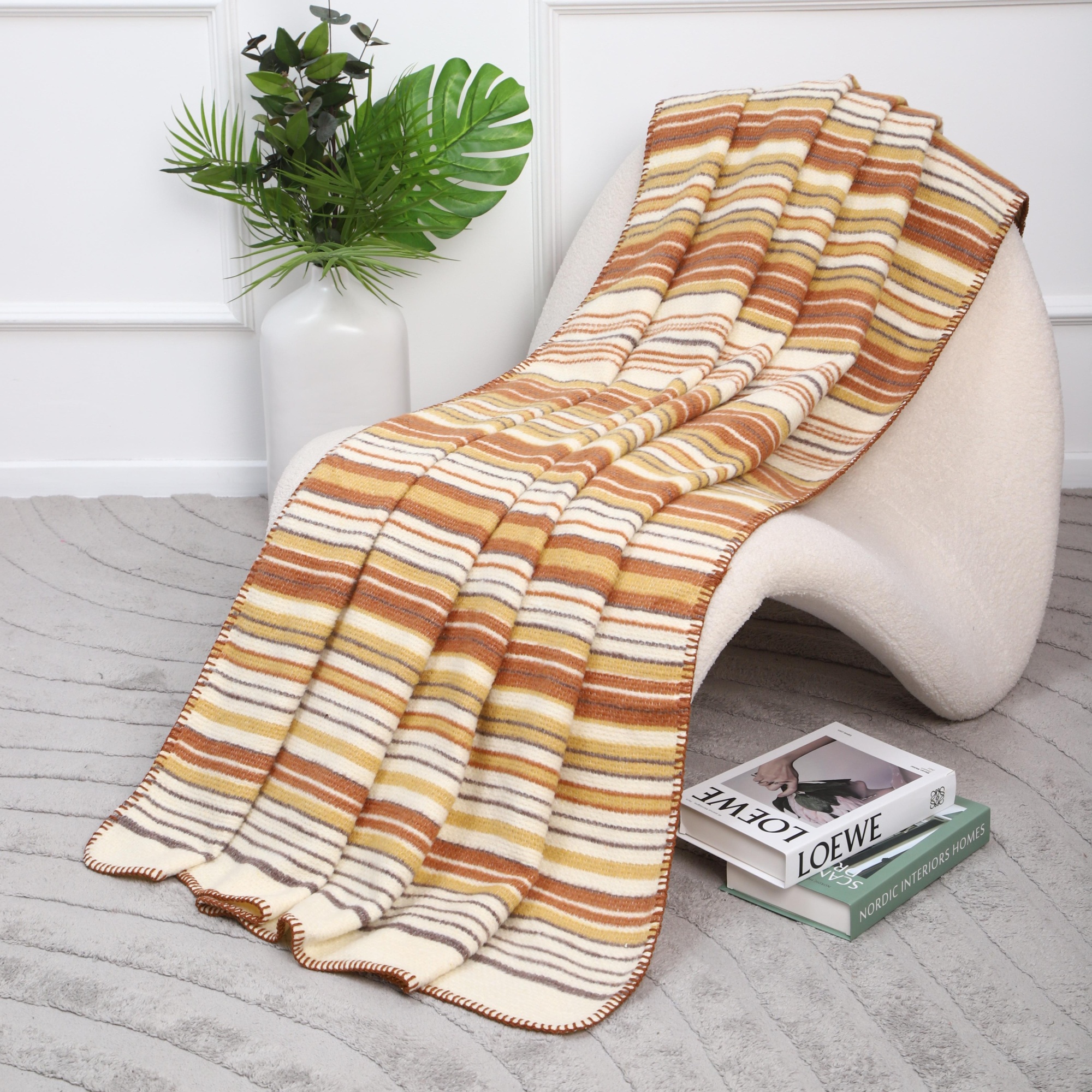 Плед Assorti Comfort Ривьера, 150х200, хлопок, беж купить