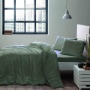 Постельное белье Tivolyo Home Бейсик, хаки, семейный, сатин DELUXE купить