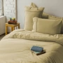 Постельное белье Issimo Home Дропе, сафрон, евро, поплин купить