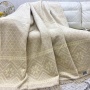Плед Rajtex Снежинка, 200х220, хлопок, бежевый купить