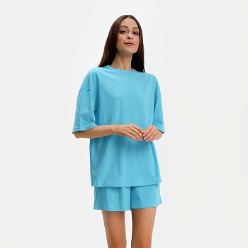 Пижама KAFTAN Basic, голубой купить