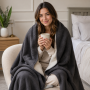 Плед Assorti Comfort Моно, 150х200, хлопок, серый купить