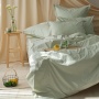 Постельное белье MOYЁ HOME Green, 2сп, страйп-сатин купить