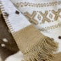 Плед Rajtex Скандинавский лес, 150х200, хлопок, серый купить