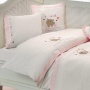 Постельное белье Tivolyo Home Фиши Бебе, розовый, сатин+пике  купить