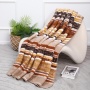 Плед Assorti Comfort Акварель, 150х200, хлопок, коричневый купить