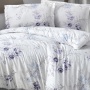 Постельное белье DO&CO Leena, евро, лиловый купить