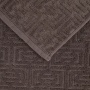 Полотенце махровое Moye home Geometric, коричневый купить
