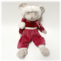 Мягкая игрушка Bukowski Мышь "Christmas Henry" в красных штанах, 30см