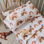 Детское постельное белье с пледом MOYЁ HOME Dino, муслин купить