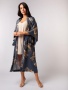 Кимоно Chantemely 240040-1, серый/рыбки купить