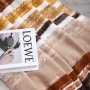 Плед Assorti Comfort Акварель, 200х220, хлопок, коричневый купить