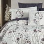 Постельное белье DO&CO Loess, евро, коричневый купить