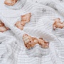 Детское постельное белье с пледом MOYЁ HOME Teddy, муслин купить