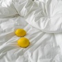 Постельное белье MOYЁ HOME White, 2сп, страйп-сатин купить
